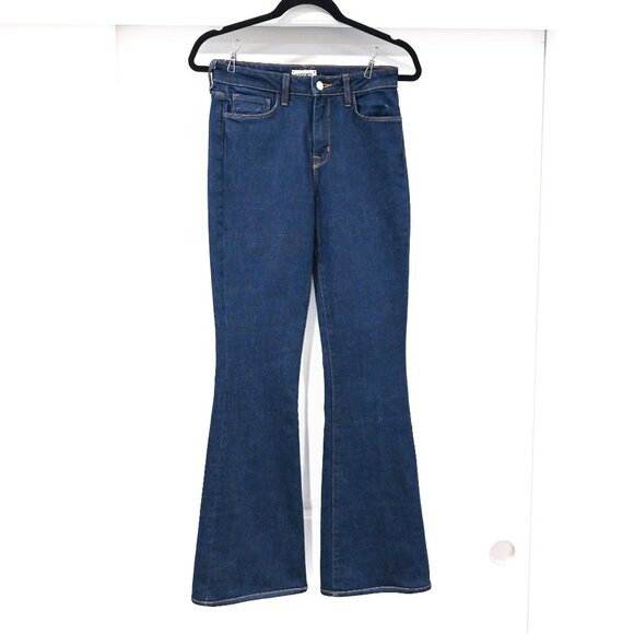 L'Agence Size 26 Bell High Rise Flare Phoenix Jean in Dark Wash - Picture 2 of 7